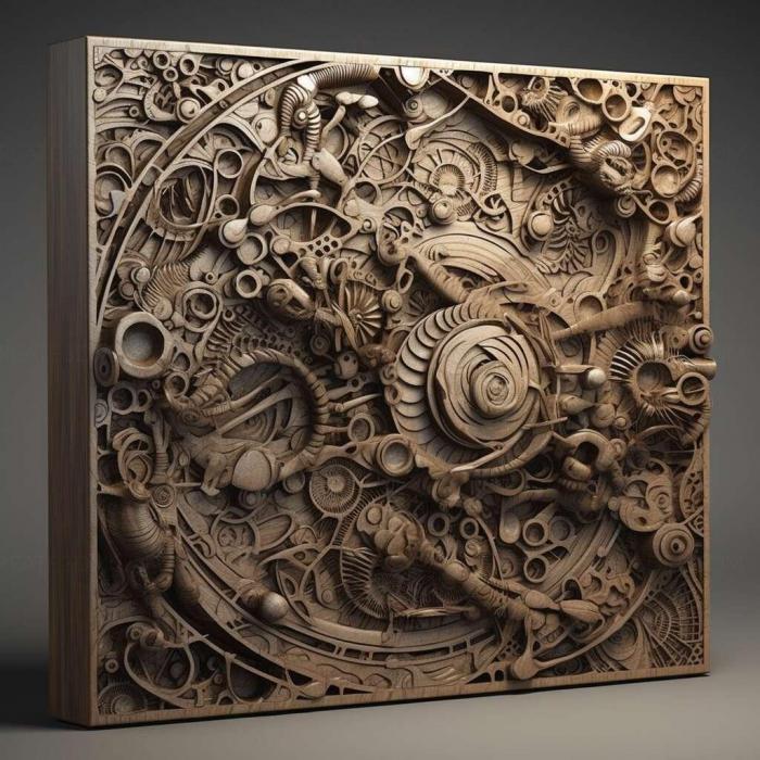 نموذج ثلاثي الأبعاد لآلة CNC 3D Art 